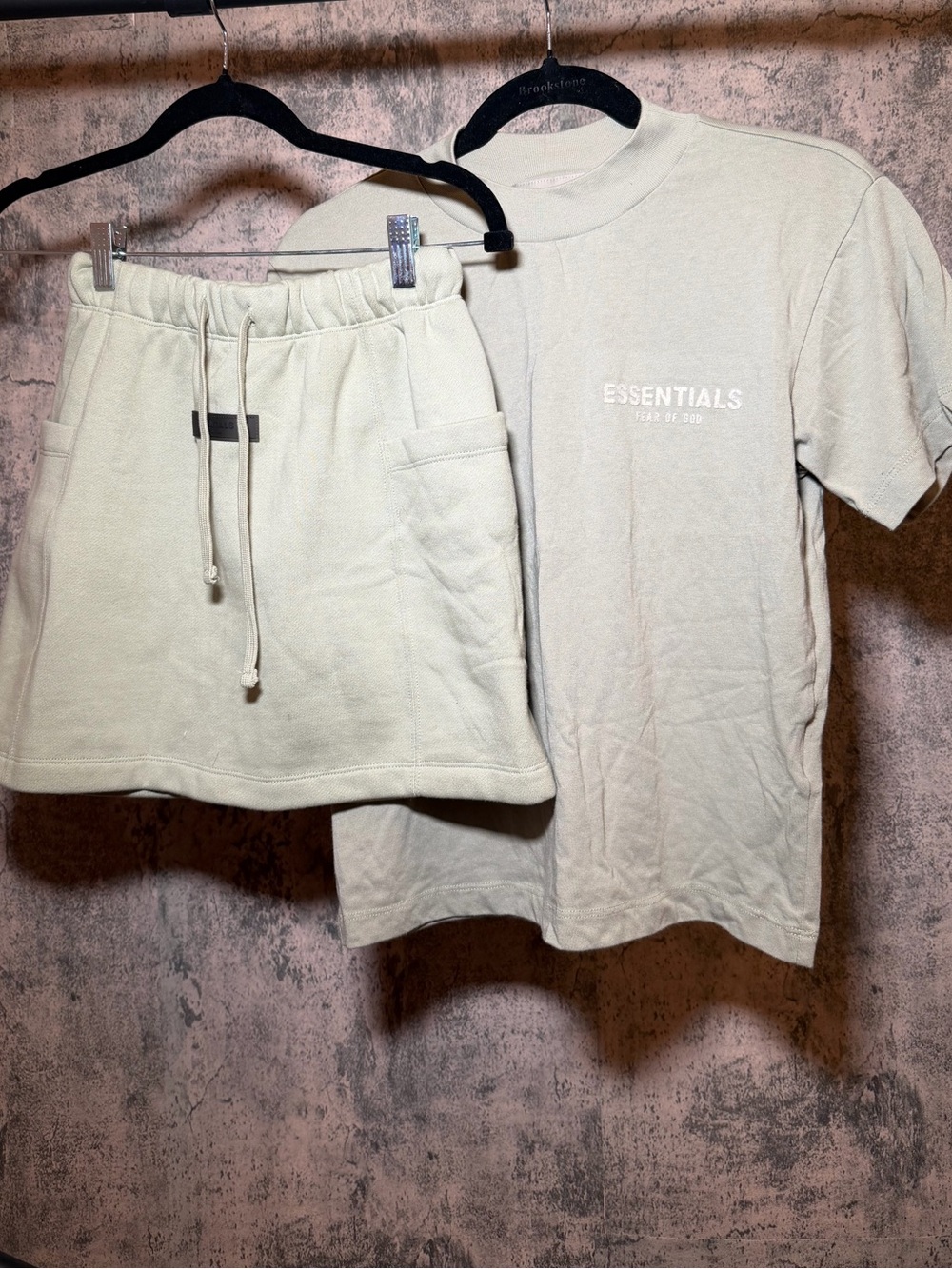 Fear of God Essentials Essentials Tee & Skirt  'Sea Foam'